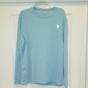 Reel Legends Performance Outfitters Sky Blue Long Sleeve Men's Shirt